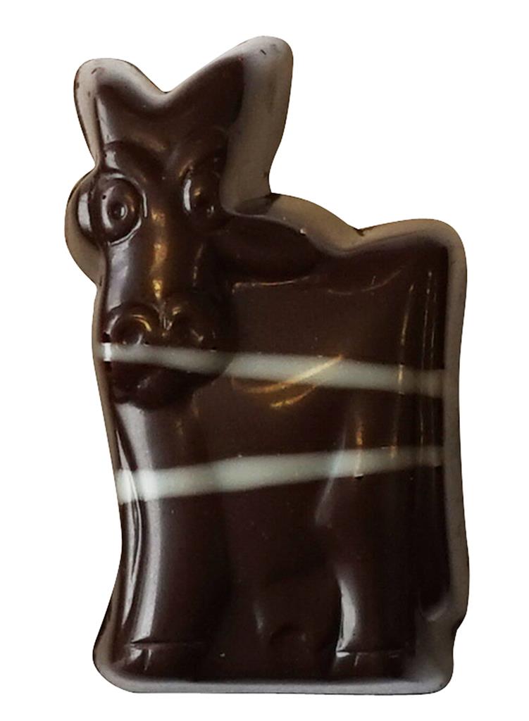 Animaux du Zoo Noir Banane Déco - Chocola Amore - 1kg