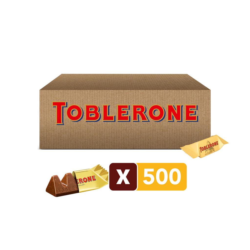 Toblerone Tiny Lait Boîte Horeca (500 pièces) - Toblerone - 4kg