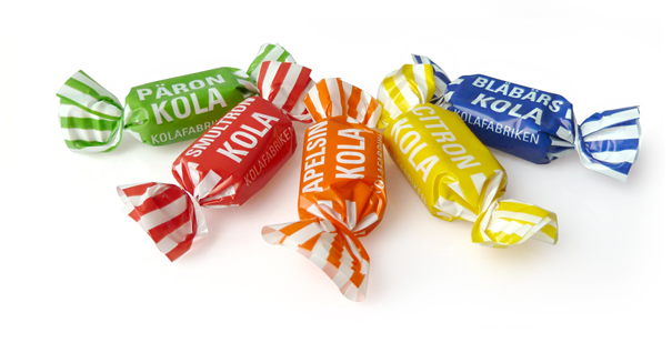 Mélange de caramels aux fruits - Bonbons Suédois - 4kg
