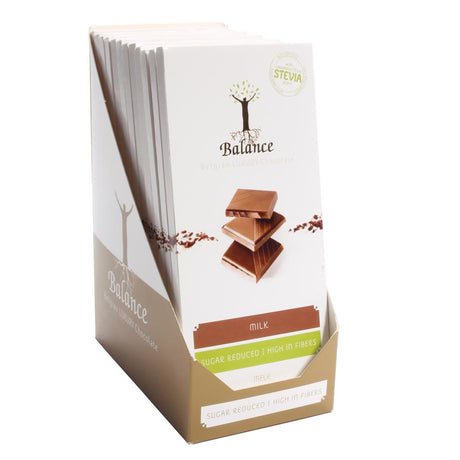 Tablettes Luxe Lait à la Stévia - Balance - 12x85g