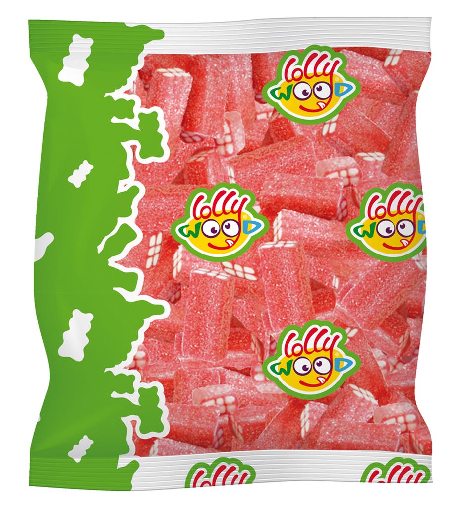Briques Fraise Acides - Lollywood - 1kg