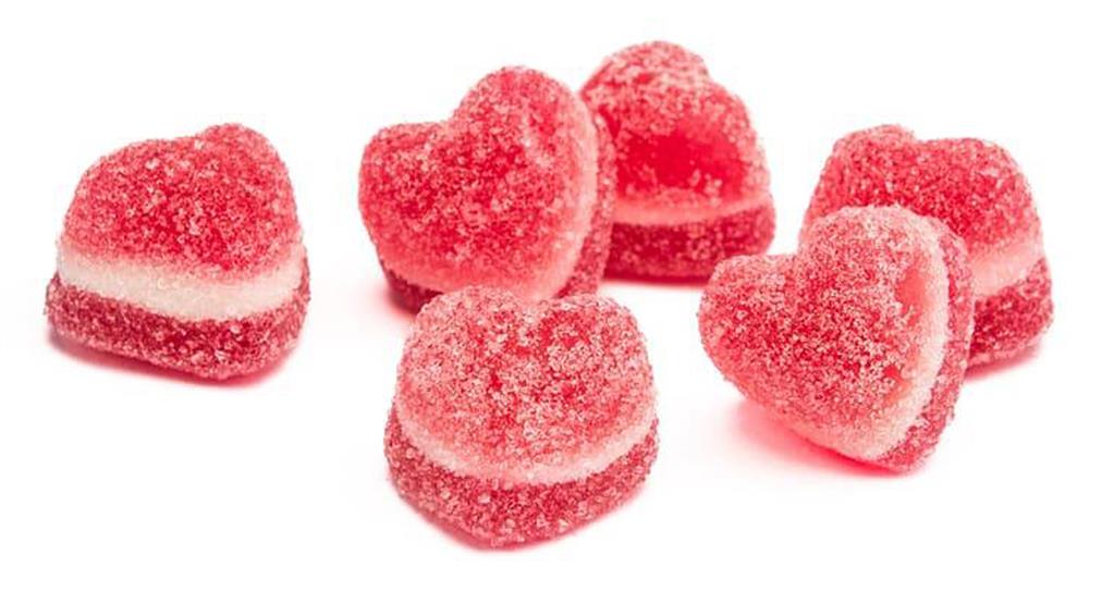 Cœurs Cerise Tricolores - Confiserie Thijs - 1kg