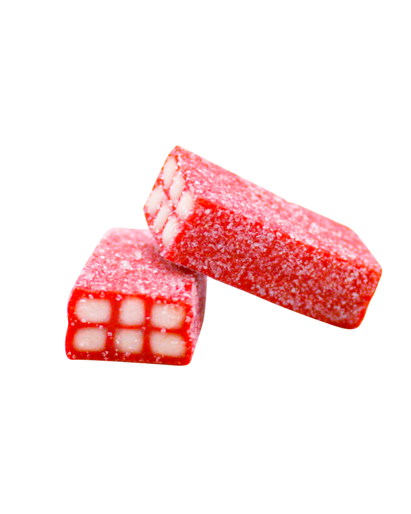 Damel Bâtons pétillants fraise - Bonbons Suédois - 1kg