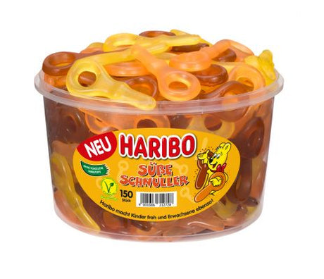 Tétines Veggie silo (150 pièces) - Haribo - 1,35kg