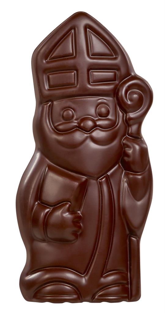Saint-Nicolas Chocolat Noir 11cm - De Schutter - 40x35g