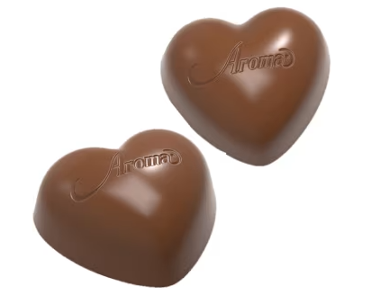 Coeurs en chocolat caramel - Bonbons Suédois - 3,4kg