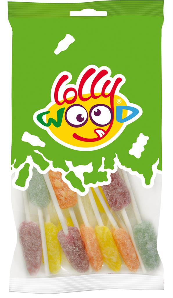 Mini Sucettes Fruits sachets - Lollywood - 15x45g