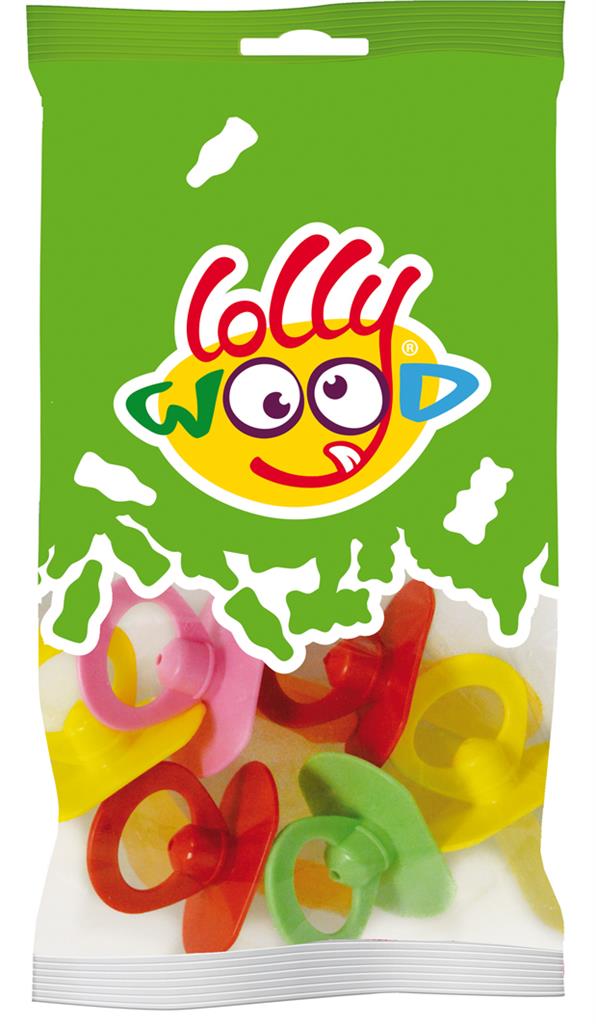 Tétines (6 pièces) sachets - Lollywood - 15x20g