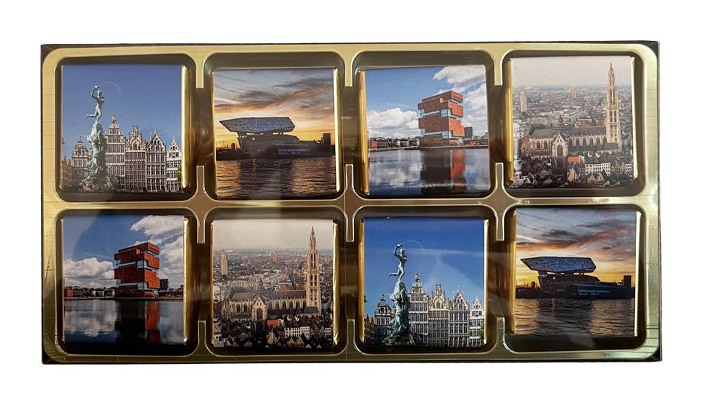 Chocolats Lait Anvers (boîtes de 20) - Gifts of Belgium - 12 boîtes
