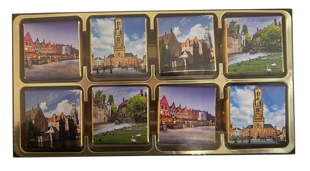 Chocolats Lait Bruges (boîtes de 20) - Gifts of Belgium - 12 boîtes