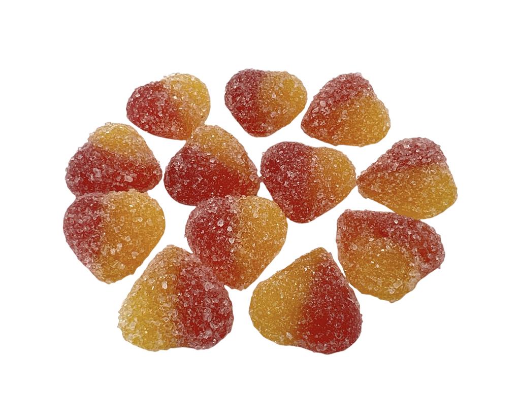 Cœurs Pêche Acides - 7 Stick - 1kg