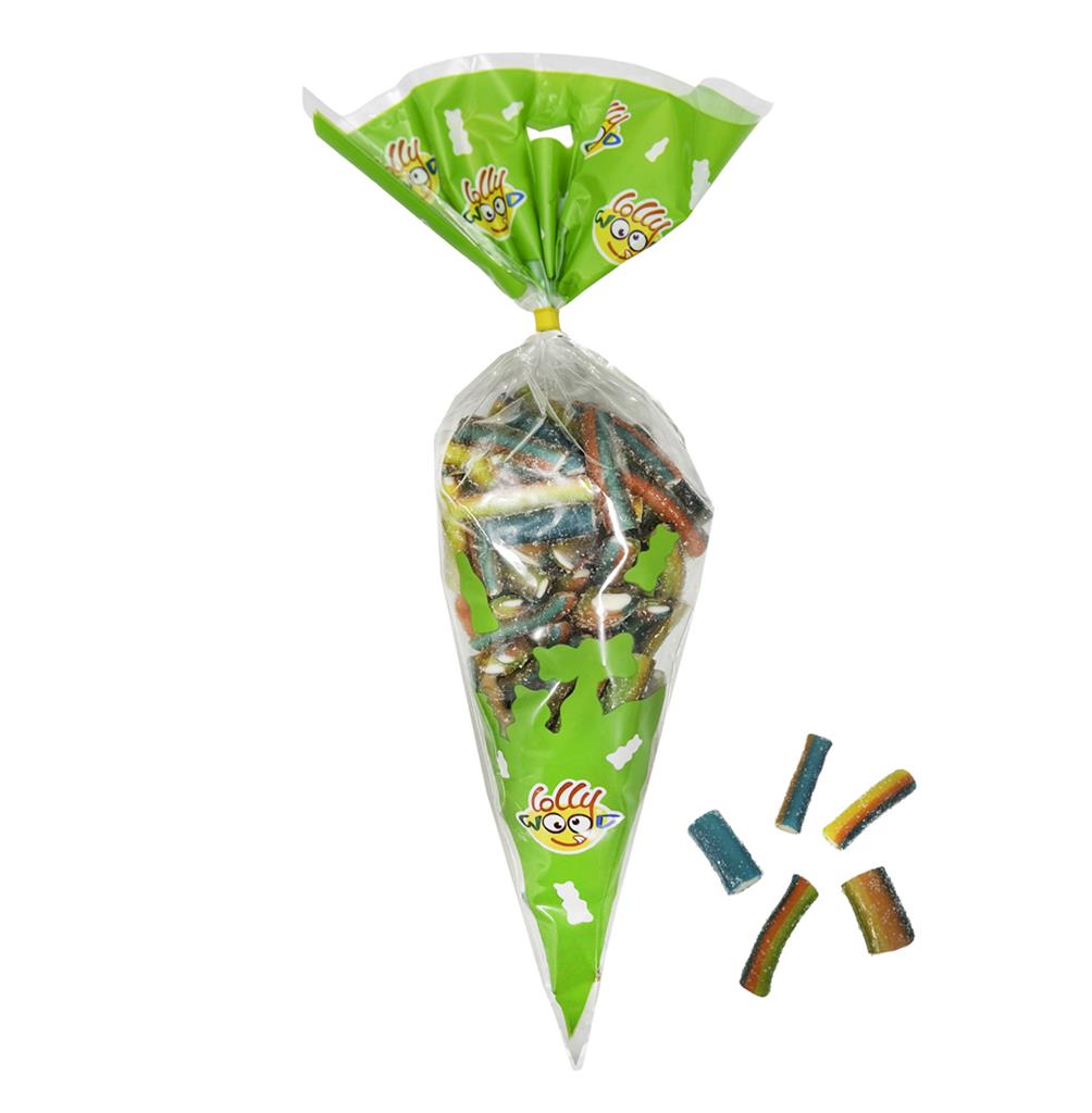 Bâtons Acides Mix en cornet - Lollywood - 8x300g