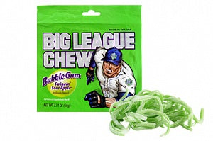 Big League Chew Bubble Gum Sour Apple