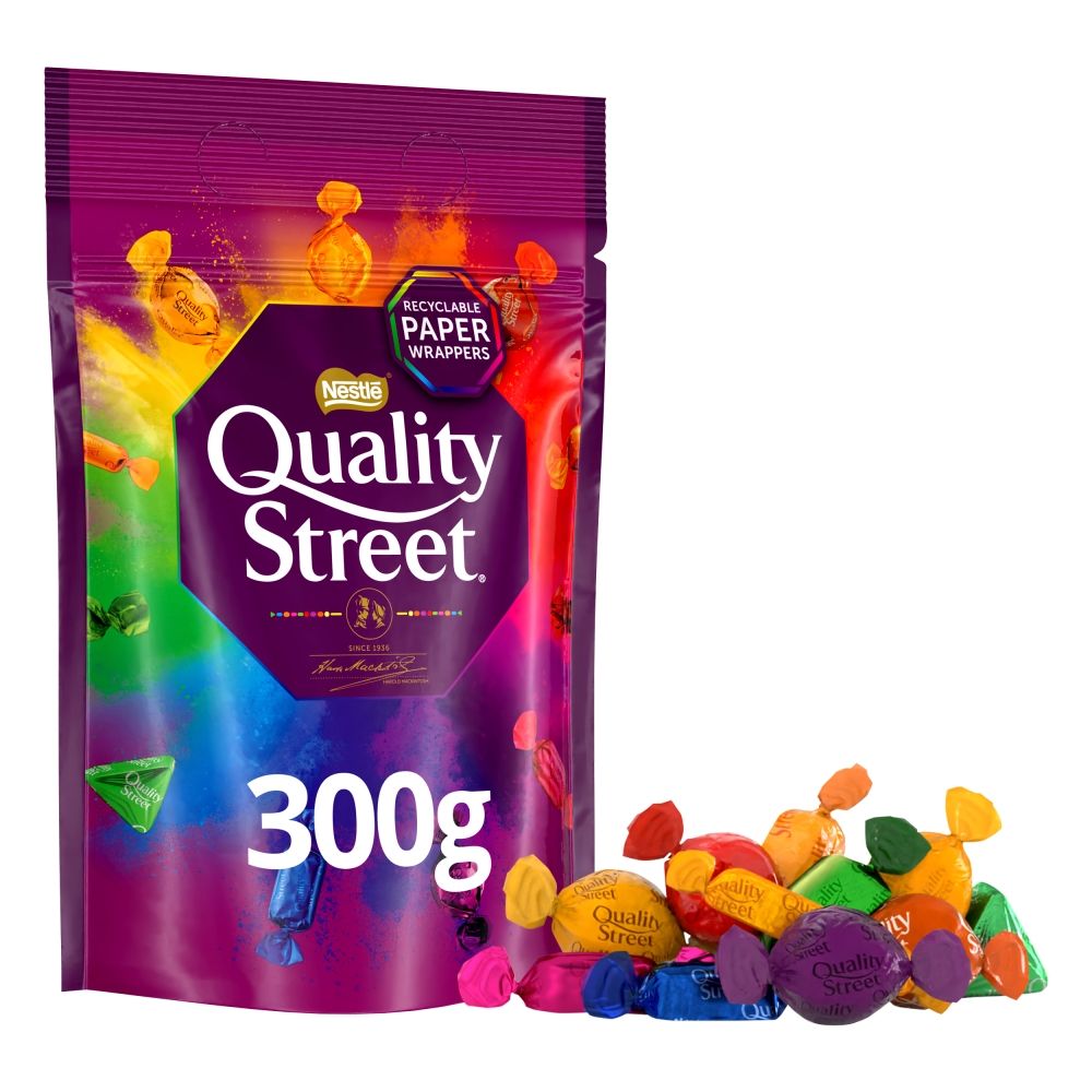 Quality Street Chocolate Share Bag - Chocolat de Noël - 300g