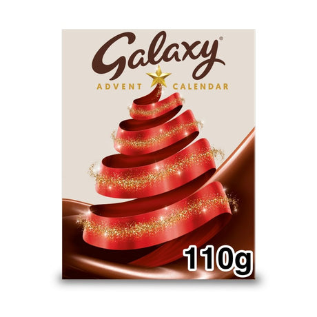 Galaxy Smooth Milk Chocolate Christmas Advent Calendar - Chocolat de Noël - 110g