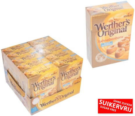 Werther's Original sans sucre - Werther's - 10x42g