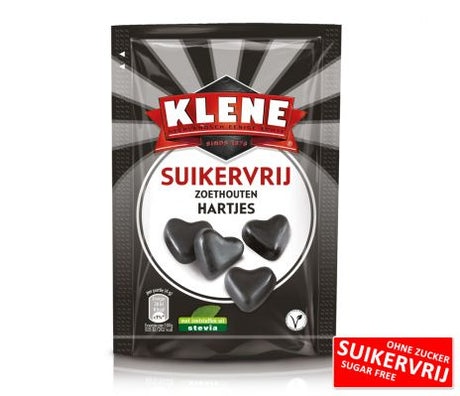 Cœurs Réglisse Douce à la Stévia sachets - Klene - 12x110g