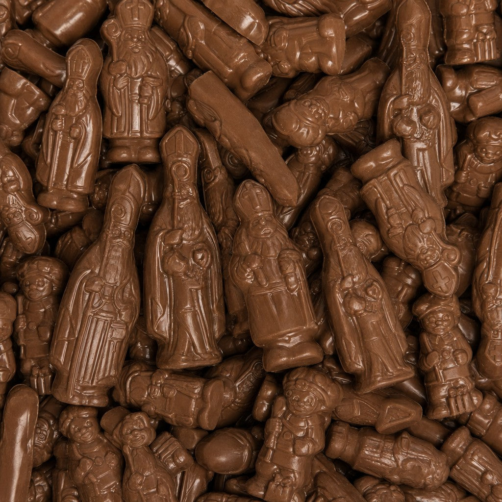 Figurines Saint-Nicolas Assorties Chocolat Lait - De Schutter - 2kg