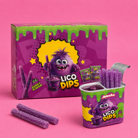 Avesta Lico Dips Berry - 12 x 40g