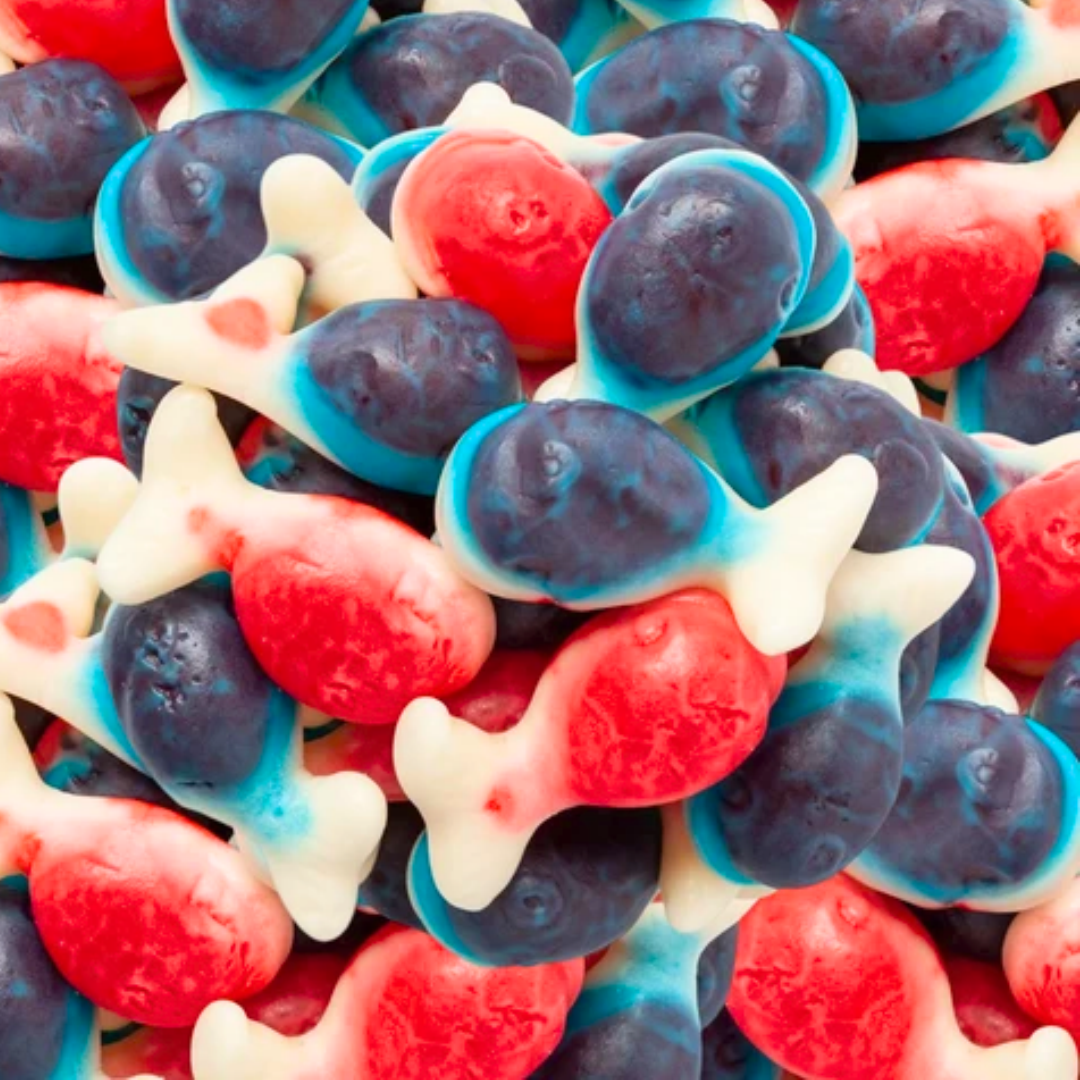Image de bonbon en forme de baleine 
