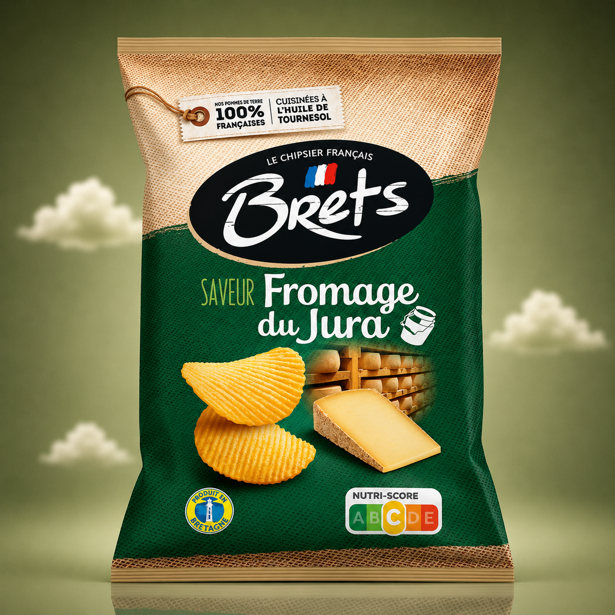 Brets Fromage du Jura 125g/10