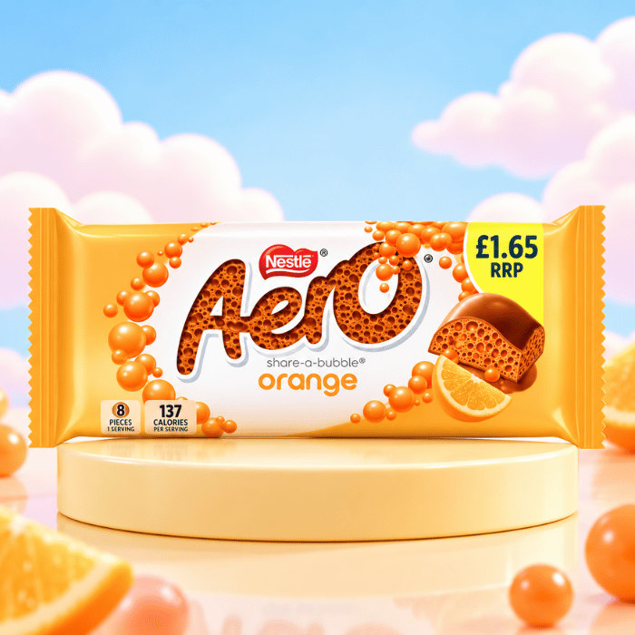 Aero Chocolat Orange - 90g x 15
