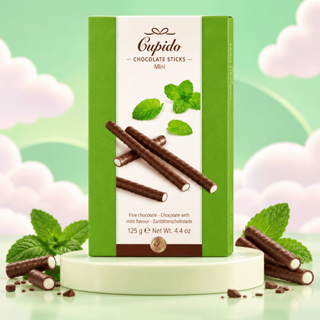 Bâtonnets de Chocolat à la Menthe - Cupido - 125g x 12