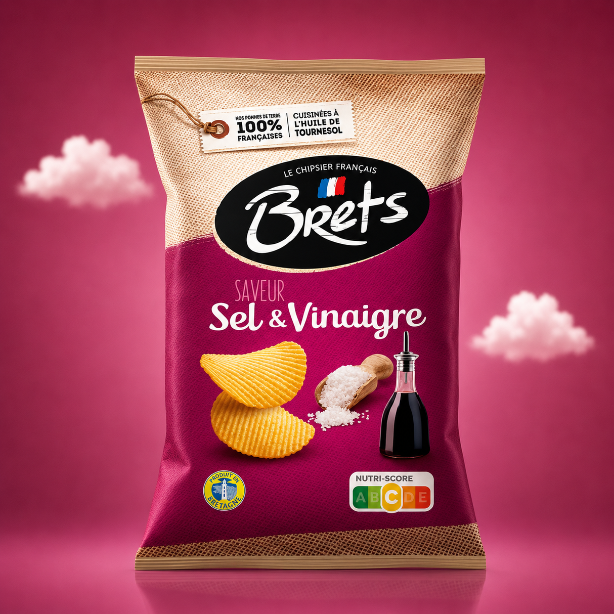 Brets Sel et Vinaigre 125gx10