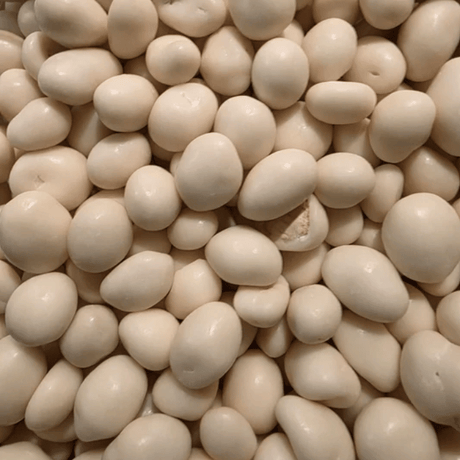 Cacahuètes Enrobées de Chocolat Blanc - 5kg