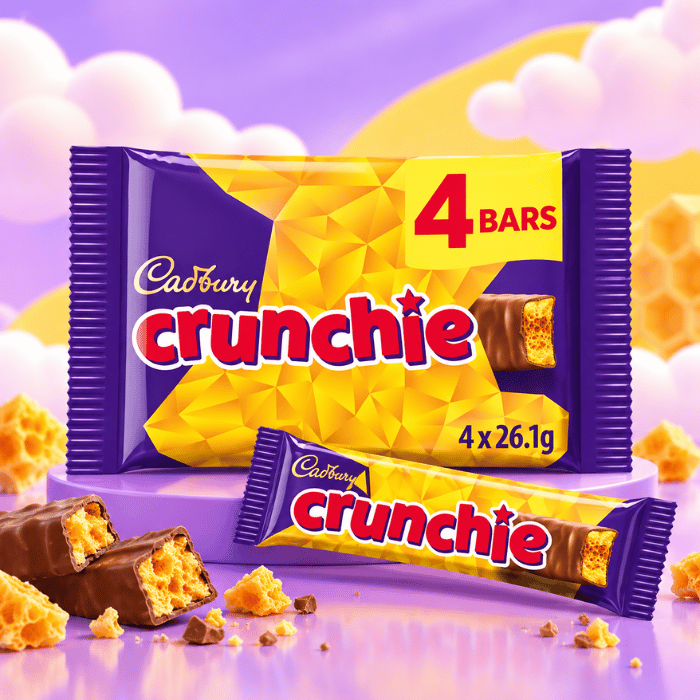 Cadbury Crunchie - Pack de 4 - 104,4g x 10
