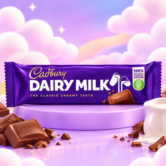 Cadbury Dairy Milk Chocolat au Lait - 45g x 48