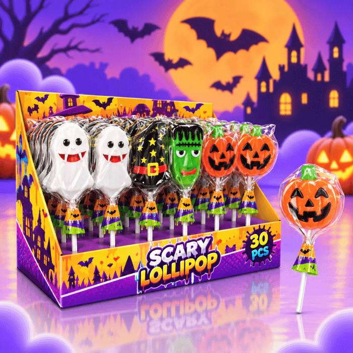 Candy Gangs Scary Lollipop 30x15g