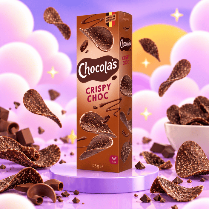 Chocolat Croquant Coco Amande - Chocola's - 100g x 30