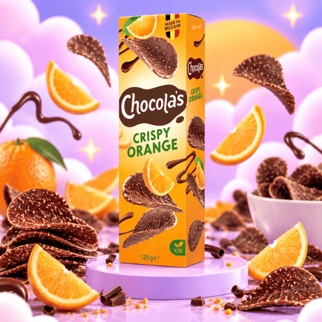 Chocolat Croustillant Orange - Chocola's - 125g x 12