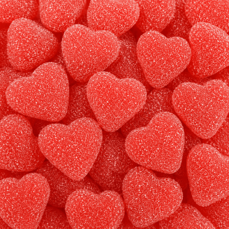 Cœur fourré acide fraise halal