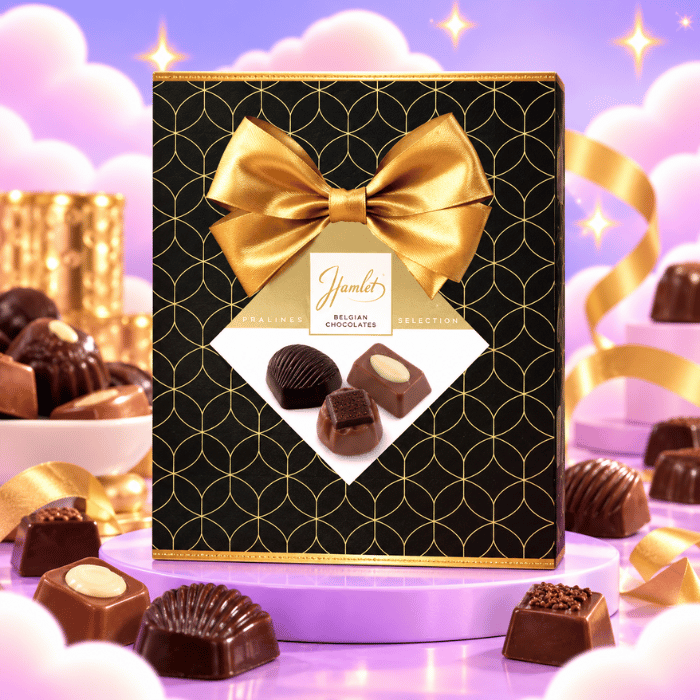 Coffret Cadeau Pralines - Hamlet - 60g x 18