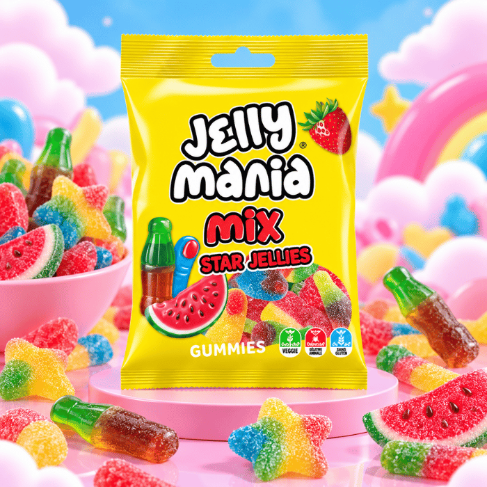 Jelly Mania Mix Étoiles - Jake - 100g x 18