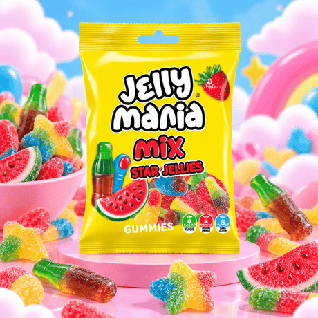 Jelly Mania Mix Étoiles - Jake - 100g x 18