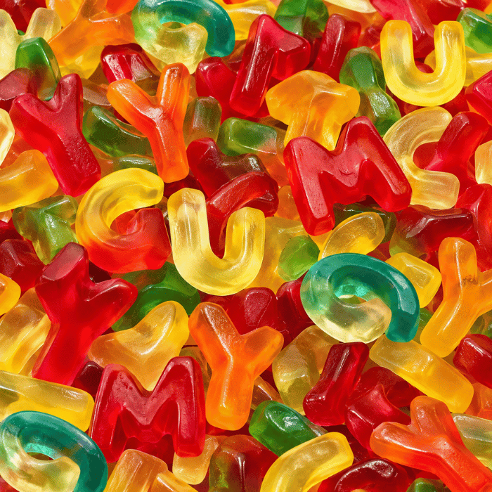 Lettres ABC Sucrées - 7-Stick - 1kg