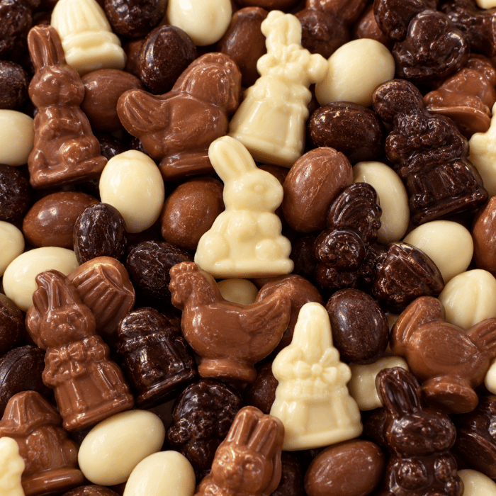 Œufs et Figurines Chocolat Lait sans sucre ajouté - Chocola Amore - 1,5kg