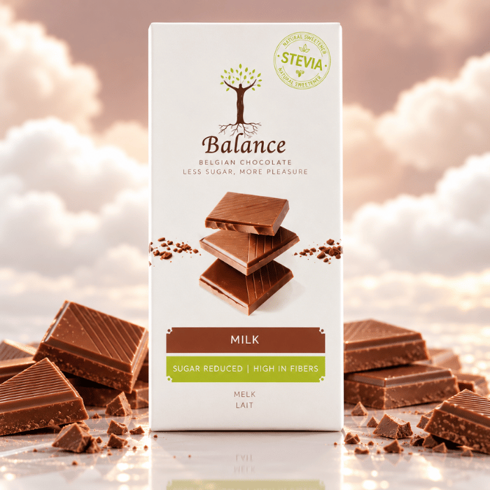 Tablettes Luxe Lait à la Stévia - Balance - 12x85g