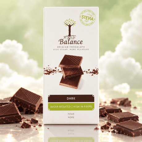 Tablettes Luxe Noir à la Stévia - Balance - 12x85g