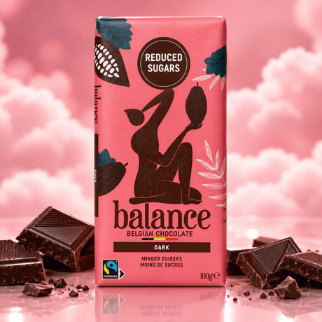 Tablettes Noir à la Stévia - Balance - 12x100g