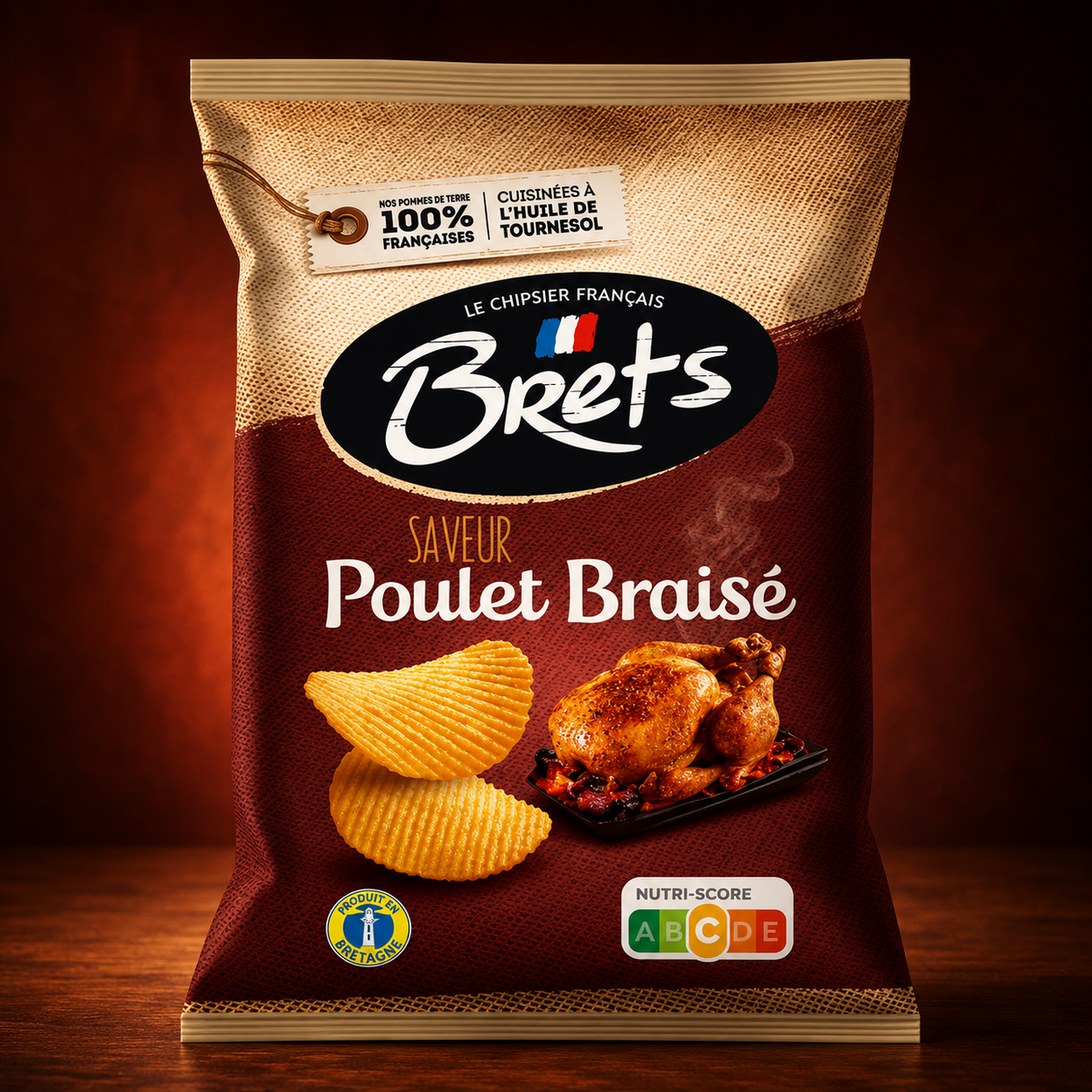 Brets Poulet Braisé 125g/10