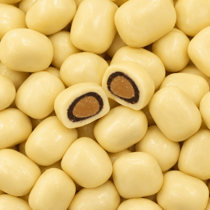 Réglisse Enrobée de Chocolat Blanc - 5kg