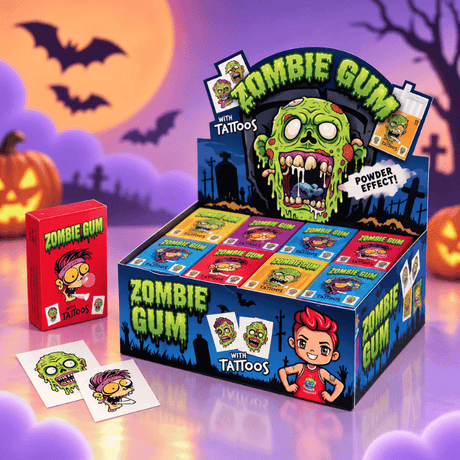 Zombie Gum With Tattoos 18x35g