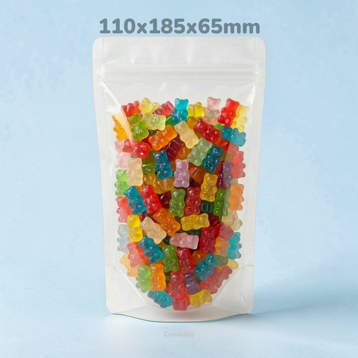 Sachet Doypack transparent 110x185x65mm - 250ml - 1000 pcs
