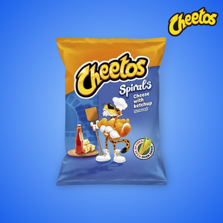 Cheetos Spirals Cheese with Ketchup 48x30g