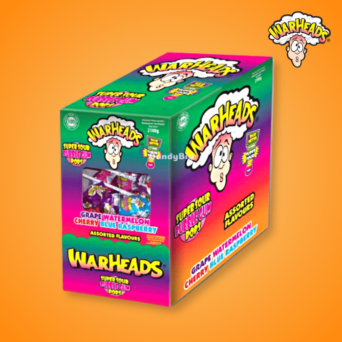 Display Warheads SuperSour BubbleGum Pop