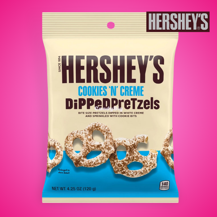 Hersheys cookie 'n'creme Dipped pretzels vendu en gros par fournisseur américain